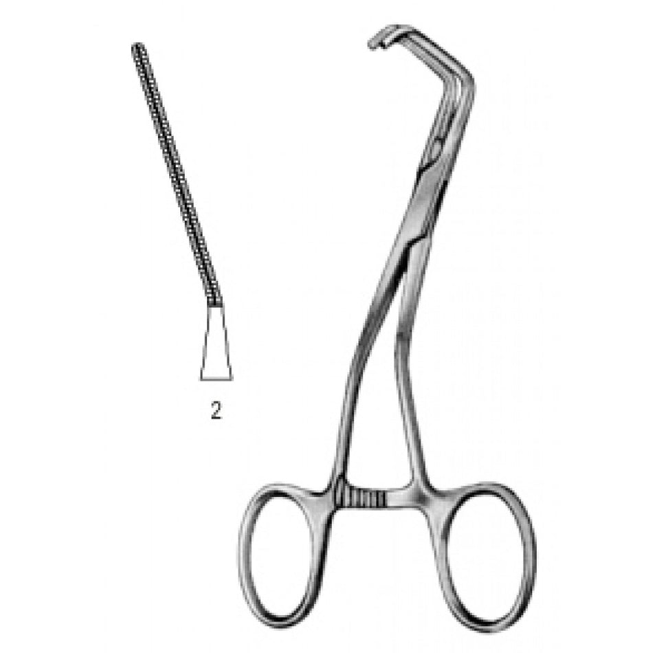 Neonatal and Pedi. Clamp Curved deli. Fig.2 14cm – Surgix Instruments