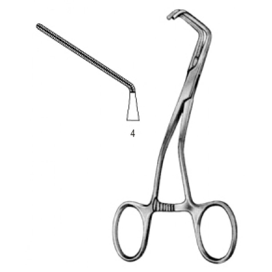 Neonatal and Pedi. Clamp Curved deli. Fig.4 13cm – Surgix Instruments