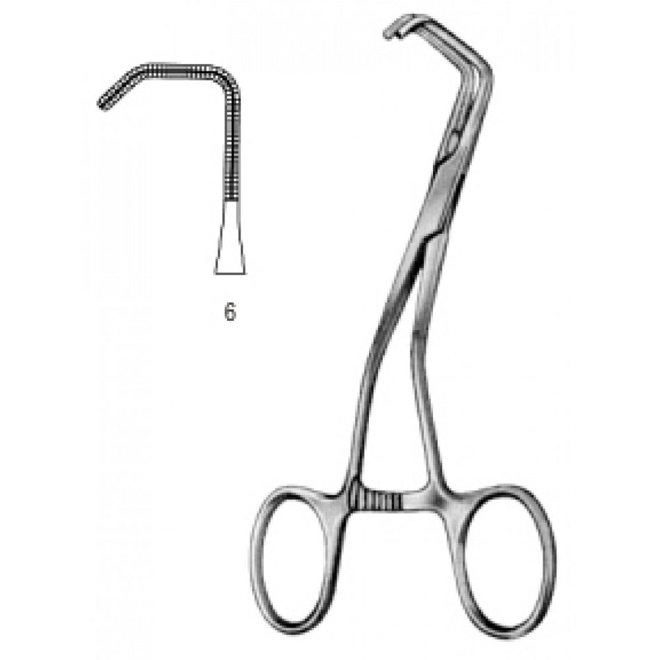 Neonatal and Pedi. Clamp Curved deli. Fig.6 13cm – Surgix Instruments