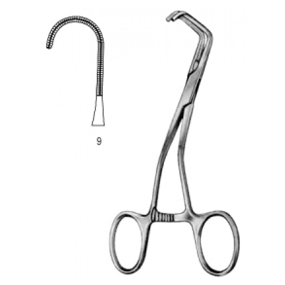 Neonatal and Pedi. Clamp Curved deli. Fig.9 13.5cm – Surgix Instruments