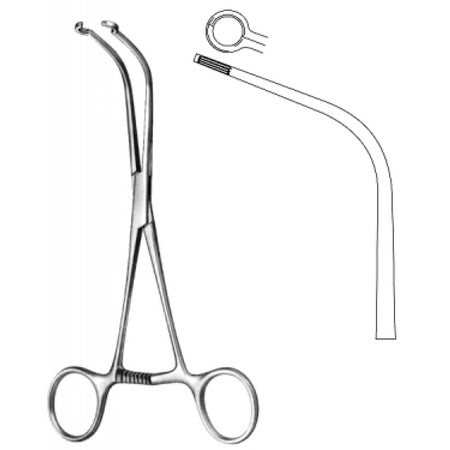 Javid Carotid Artery Clamp deep Curved 19cm – Surgix Instruments