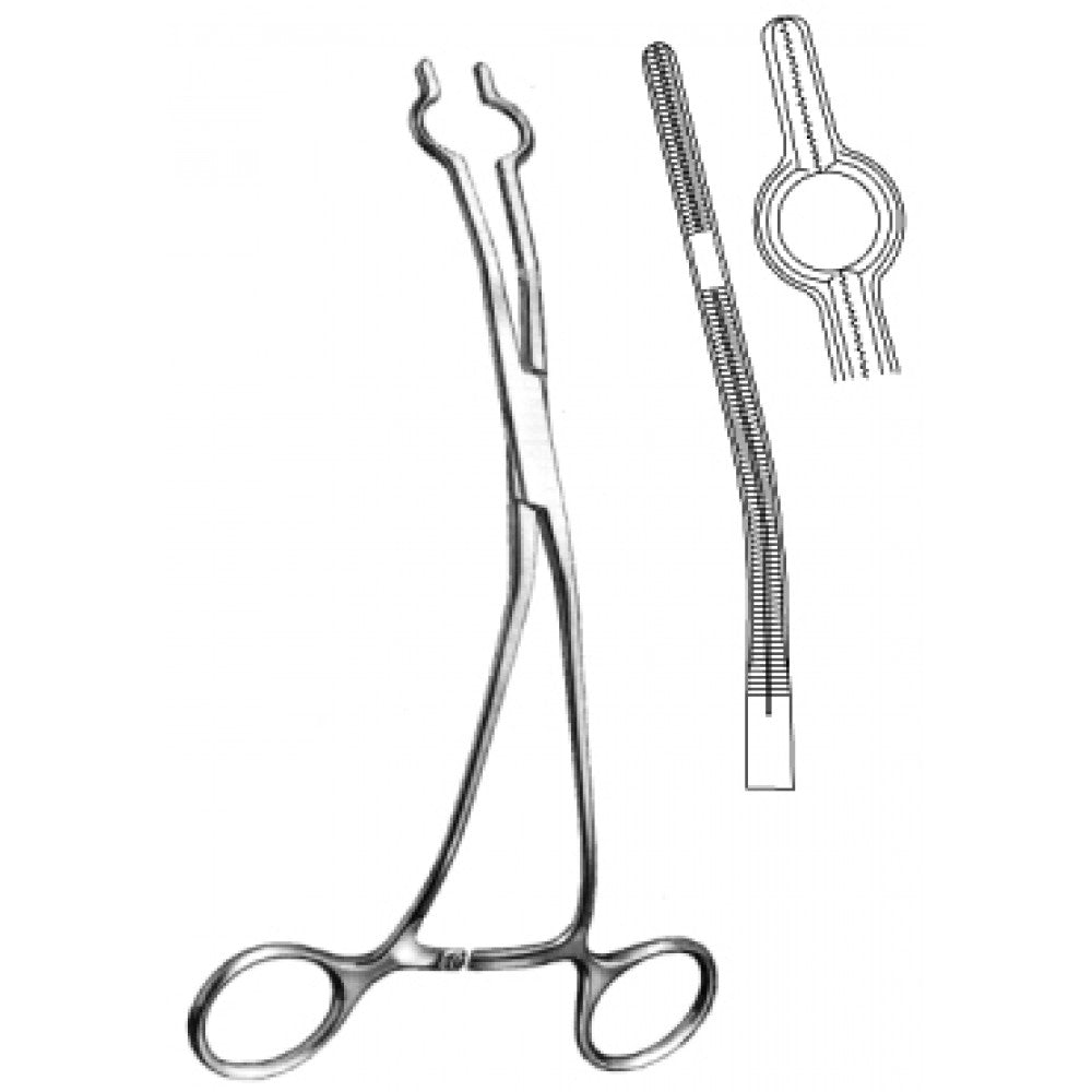 Cooley/Ross Vena Cava Occl. Clamp Fr.24, 16cm – Surgix Instruments