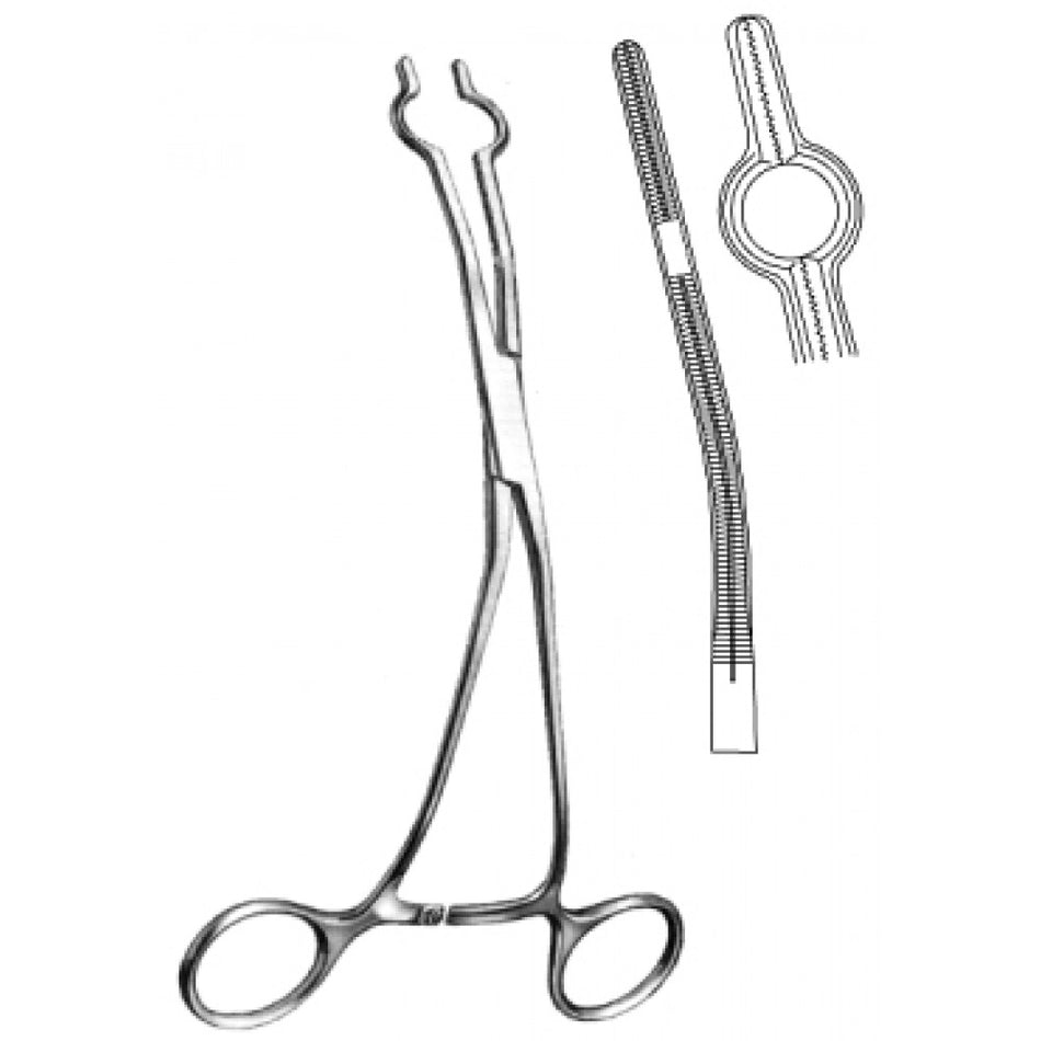 Cooley/Ross Vena Cava Occl. Clamp Fr.36, 20cm – Surgix Instruments