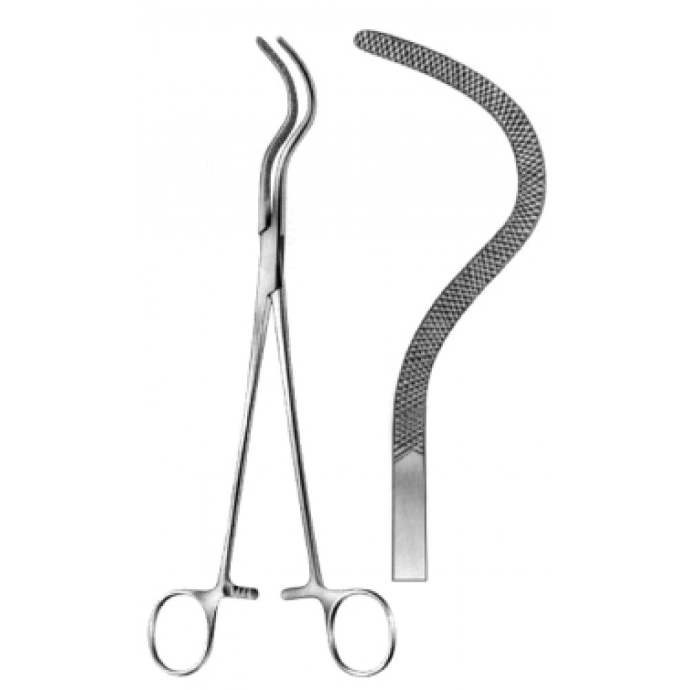 Harken Blood Vessel Clamp Fig.1, 24cm – Surgix Instruments