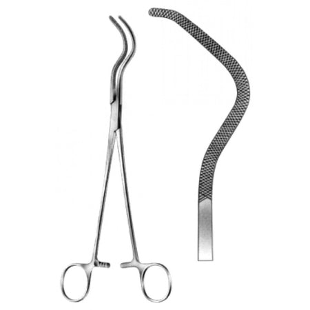 Harken Blood Vessel Clamp Fig.2, 24cm – Surgix Instruments