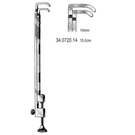 Blalock Aorta Clamp 14mm jaw 15cm – Surgix Instruments