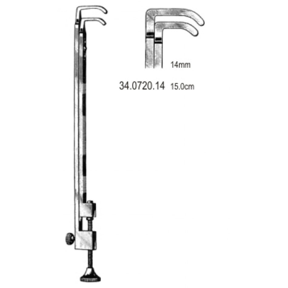 Blalock Aorta Clamp 14mm jaw 15cm – Surgix Instruments
