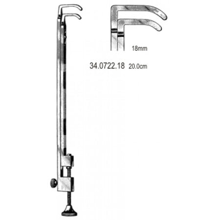 Blalock Aorta Clamp 18mm jaw 20cm – Surgix Instruments