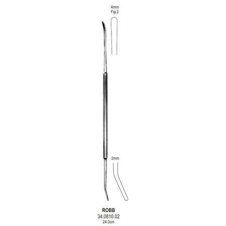 Robb Intima Spatula and Dilator 4x2.0mm, 24cm – Surgix Instruments