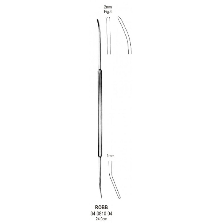 Robb Intima Spatula and Dilator 2x1.0mm, 24cm – Surgix Instruments