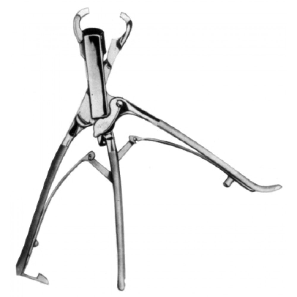Tudor Edward/Vehmehren Rib Holder and Costotome 23cm – Surgix Instruments Thoracic & Lung Surgery Instrument, SKU 36.0200.23