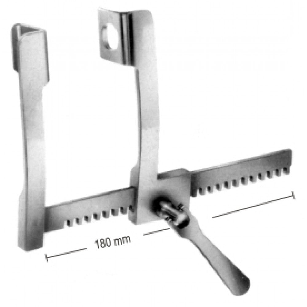 Rib Spreader 28x32mm, 120x140x180mm Alum – Surgix Instruments Thoracic & Lung Surgery Instrument, SKU 36.7420.01