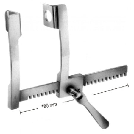 Rib Spreader 28x32mm, 120x140x180mm Alum – Surgix Instruments Thoracic & Lung Surgery Instrument, SKU 36.7420.01