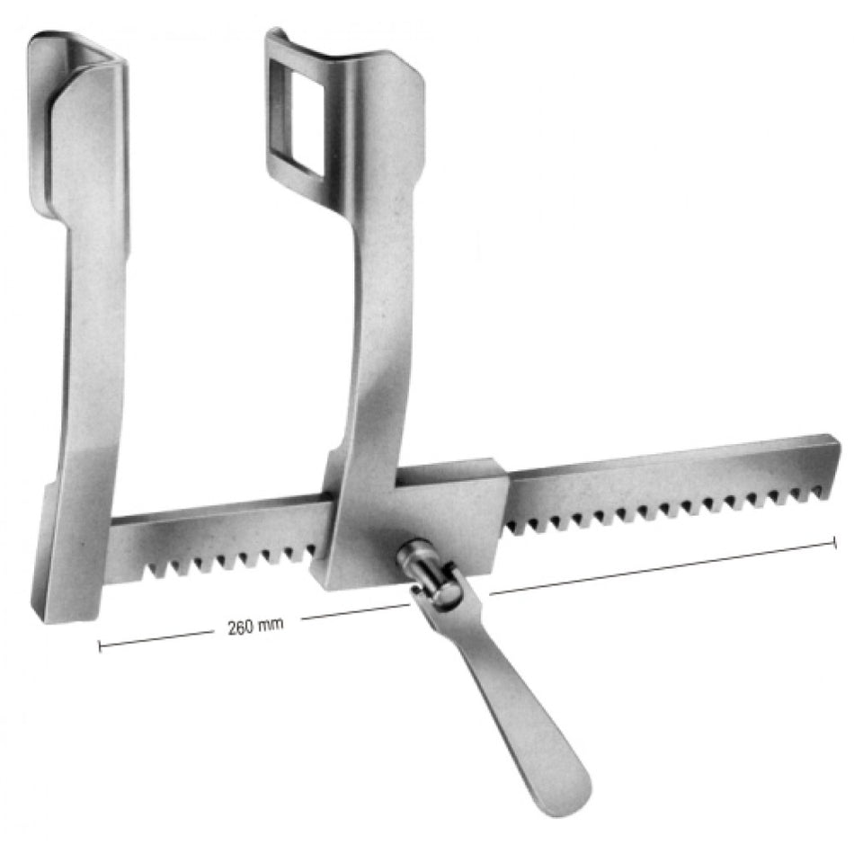 Finochietto Rib Spreader 65x65mm, 210mm Alum – Surgix Instruments Thoracic & Lung Surgery Instrument, SKU 36.7442.02