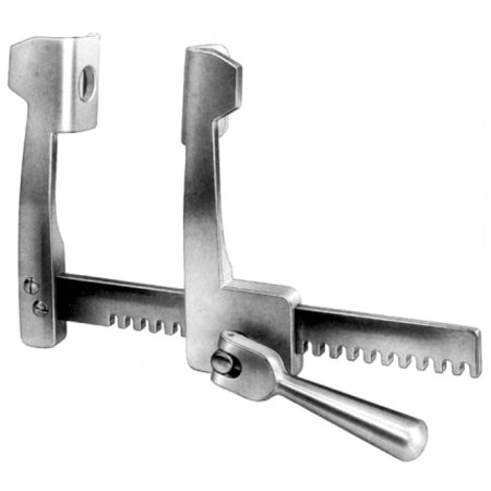 Finochietto Rib Spreader 38x44x135mm, Alum – Surgix Instruments Thoracic & Lung Surgery Instrument, SKU 36.7450.02