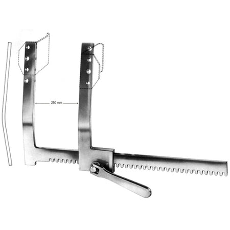 Finochietto Spreader only small 15cm Alum – Surgix Instruments Thoracic & Lung Surgery Instrument, SKU 36.7490.01