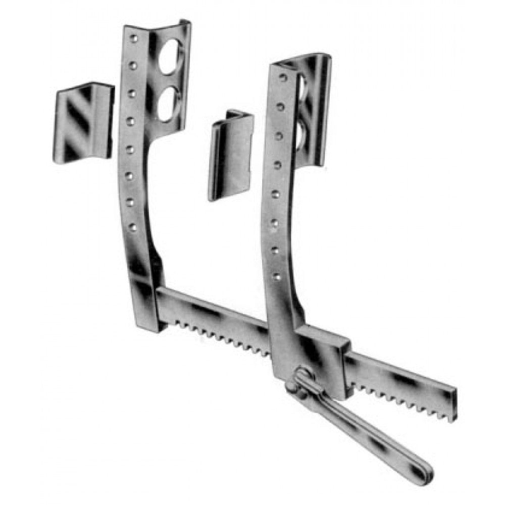 Nissen Rib Spreader 45x75,40x53mm 23cm, w/2 pairs of blades – Surgix Instruments Thoracic & Lung Surgery Instrument, SKU 36.0550.01