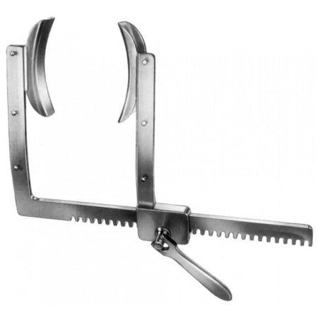 Chevalier Rib Spreader 27x100mm, 19cm – Surgix Instruments Thoracic & Lung Surgery Instrument, SKU 36.0600.19