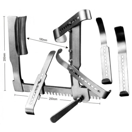 Carpentier's Thoracic Retractor Adult 18cm – Surgix Instruments Thoracic & Lung Surgery Instrument, SKU 36.0630.00
