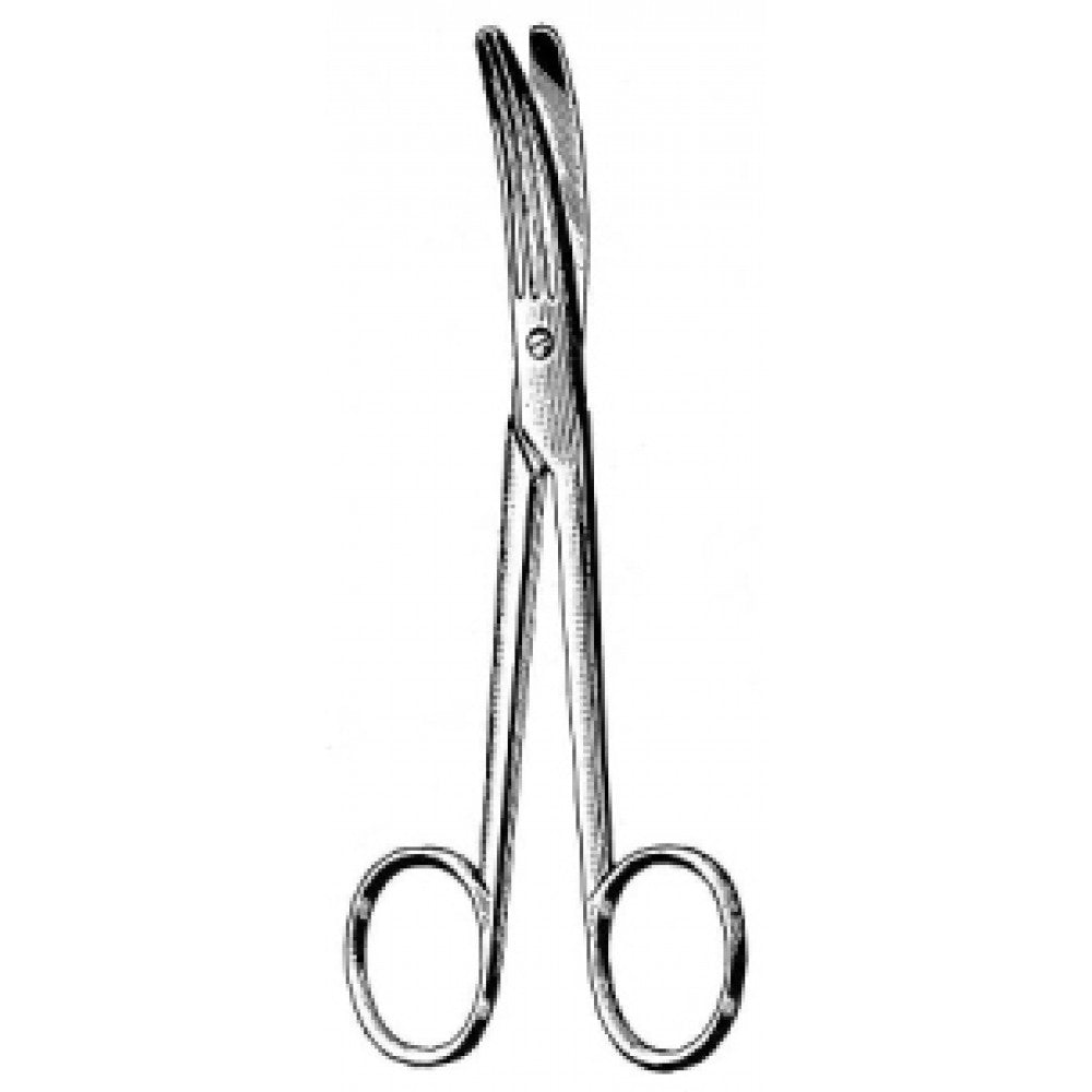 Schoemaker Goitre Scissors Curved 15cm - Surgix Instruments
