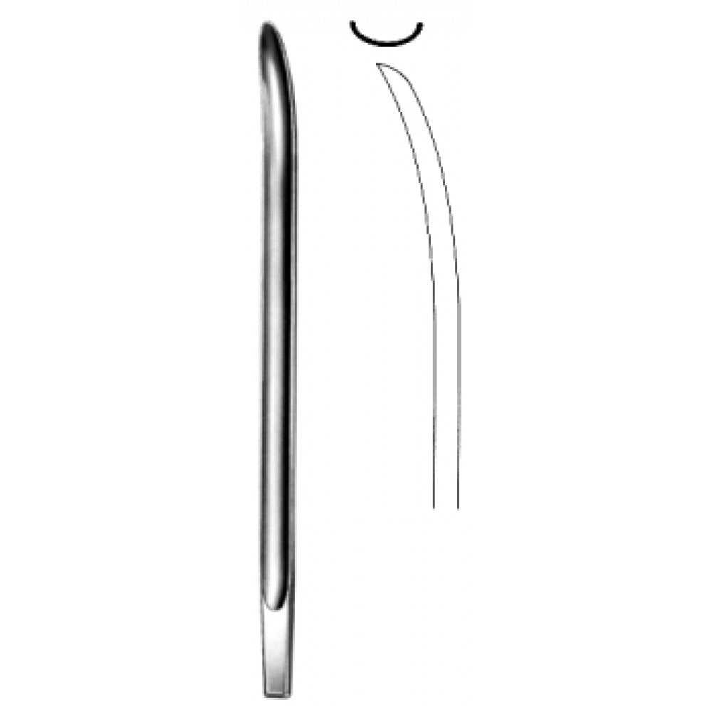 Hofmeister Director deep groove Curved 21cm – Surgix Instruments Thoracic & Lung Surgery Instrument, SKU 38.0030.21