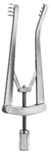 Alm Retractor 3" sharp – Surgix Instruments self-retaining spinal retractor, SKU 38.5150