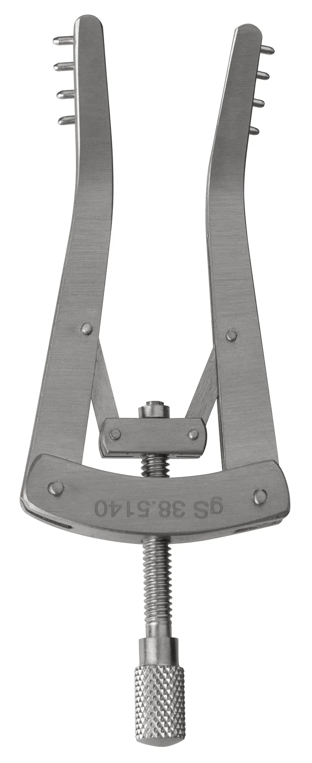 Alm Retractor 3" blunt – Surgix Instruments self-retaining spinal retractor, SKU 38.5140