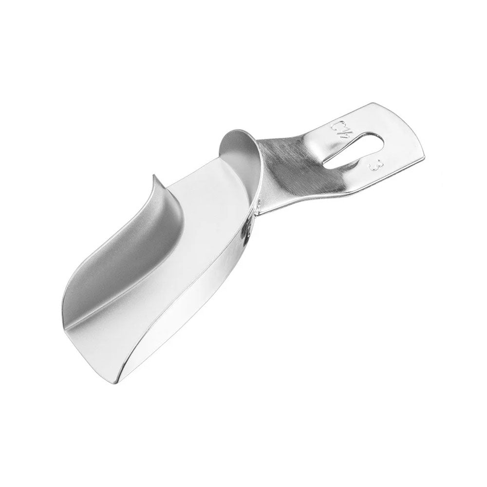 Impression tray, unperf., part., 1/2 R, Size3 – Impression Trays For Partial Impressions | Surgix Instruments