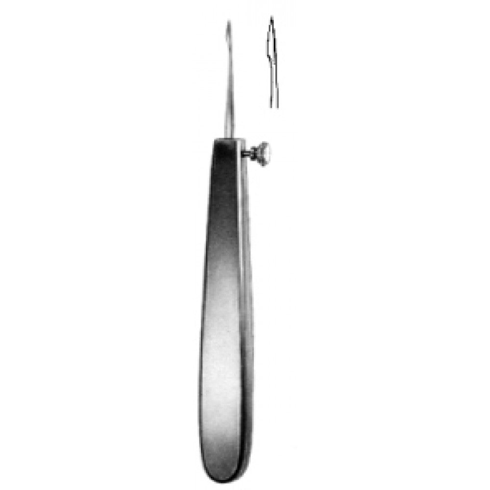 Moncorps Milium Knife w/fixing screw 14cm – Surgix Instruments, SKU 40.0030.14