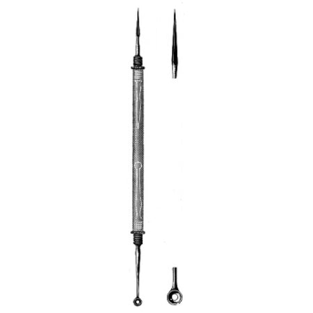 Unna-Vidal Comedo Extractor w/needle 11.5cm – Surgix Instruments, SKU 40.0114.11