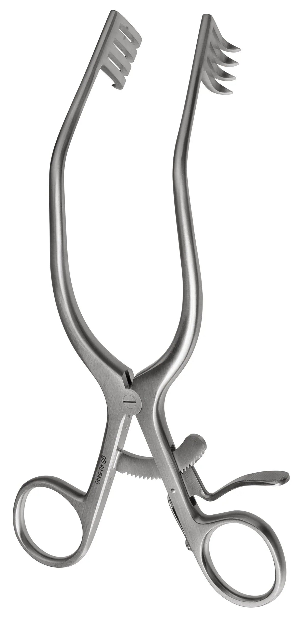 Adson Retractor 7 1/2" angled sharp 4×4 – Surgix Instruments self-retaining spinal retractor, SKU 40.5440
