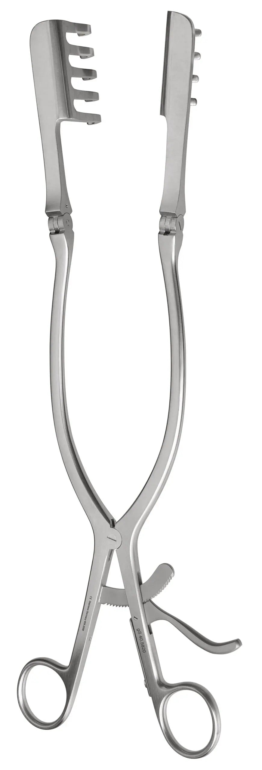 Adson Retractor 12 1/2" 4×5 blunt – Surgix Instruments self-retaining spinal retractor, SKU 40.5820