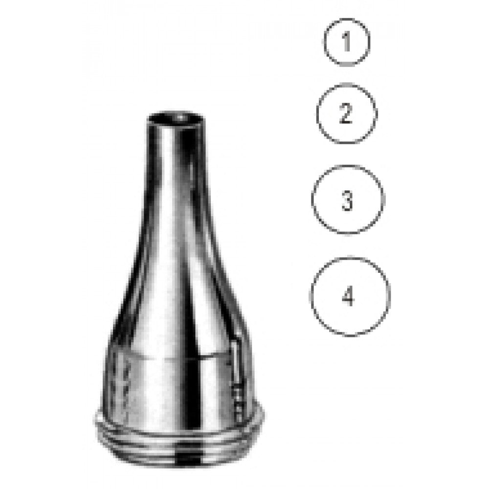 Gruber Ear Speculum round 4.5mm~7.5mm, set/4 – Surgix Instruments Otology Instrument, SKU 44.0026.00