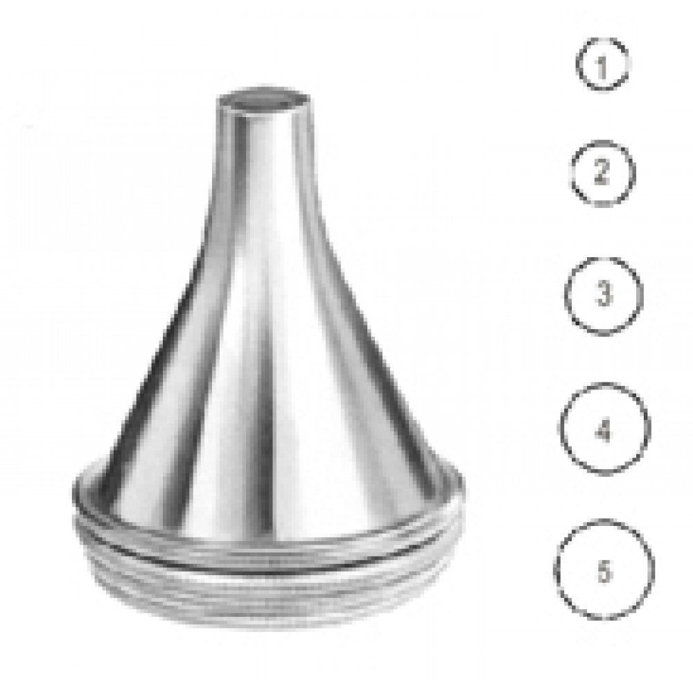 Boucheron Ear Speculum 4mm to 8mm, set/5 – Surgix Instruments Otology Instrument, SKU 44.0044.00