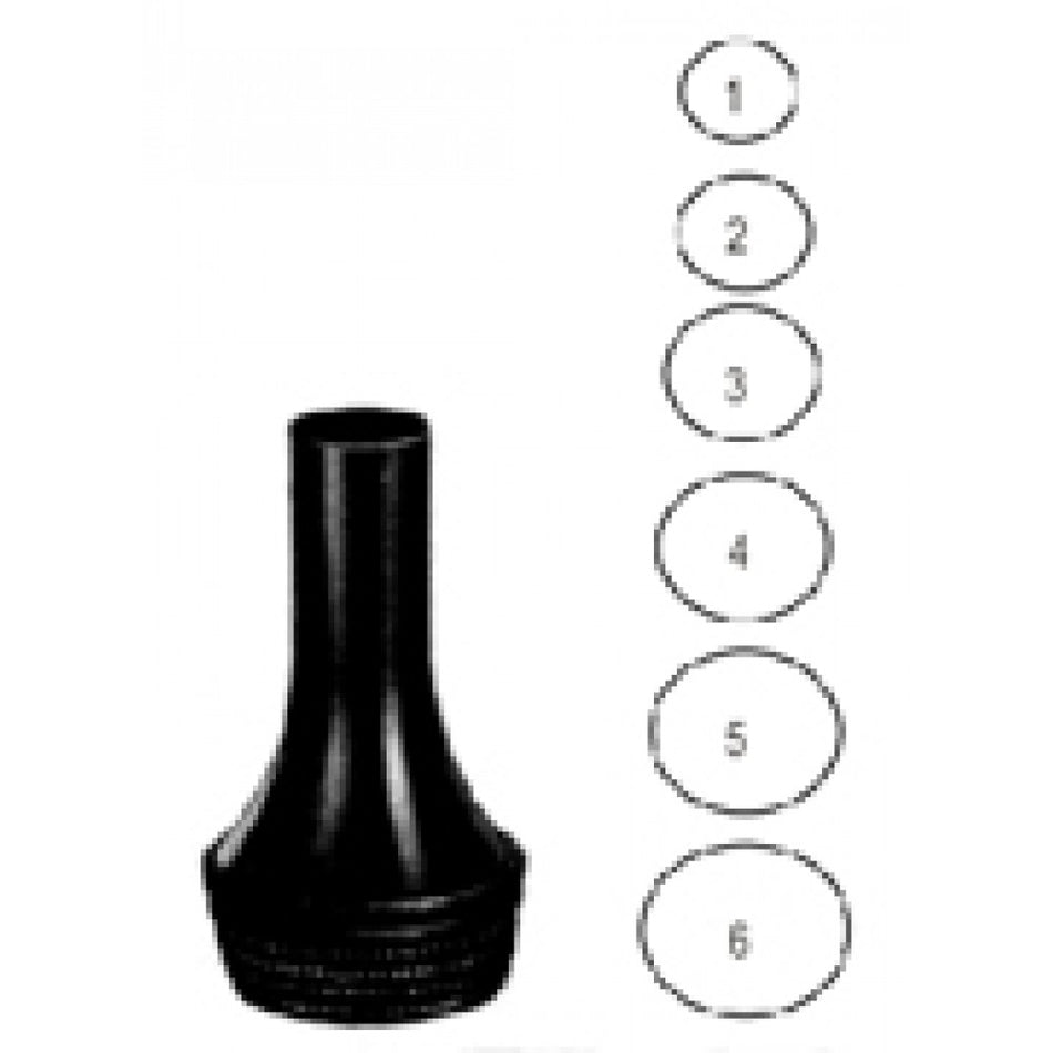 Zoellner Ear Speculum 5.5mm~11.5mm set/6 black – Surgix Instruments Otology Instrument, SKU 44.0050.00