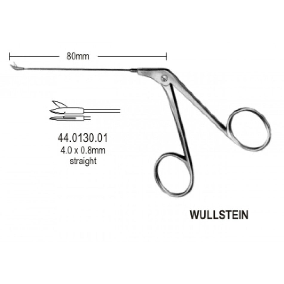 Wullstein Micro Mini Scissors Straight Ring/H, 8cm - Surgix Instruments