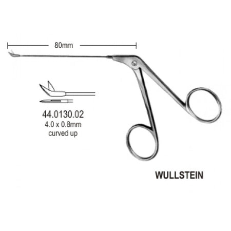 Wullstein Micro Mini Scissors agled upward, 8cm – Surgix Instruments Otology Instrument, SKU 44.0130.02