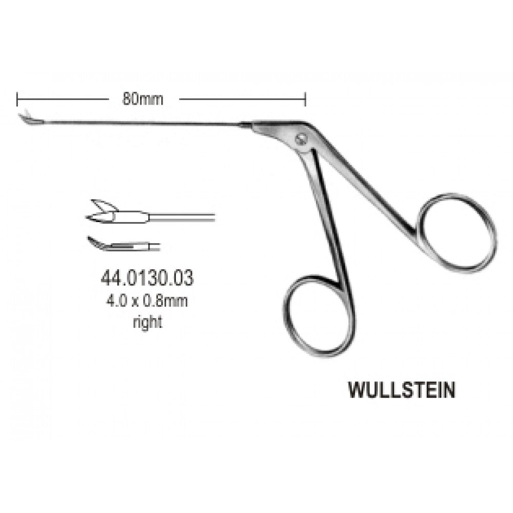 Wullstein Micro Scissors agled right, 8cm - Surgix Instruments