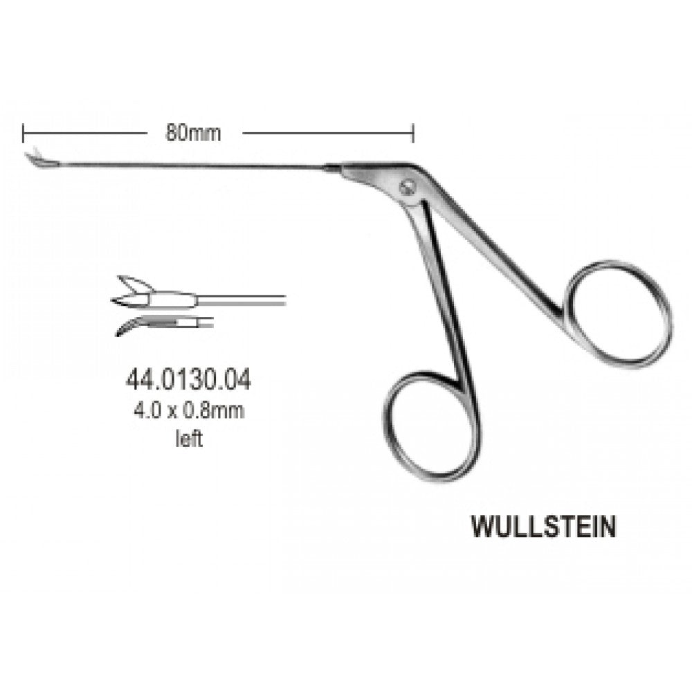 Wullstein Micro Scissors agled left, 8cm - Surgix Instruments