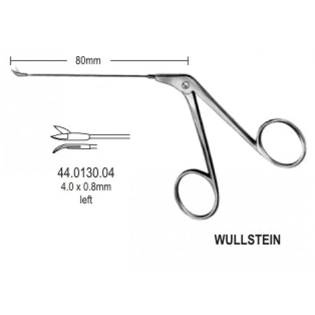 Wullstein Micro Scissors agled left, 8cm - Surgix Instruments