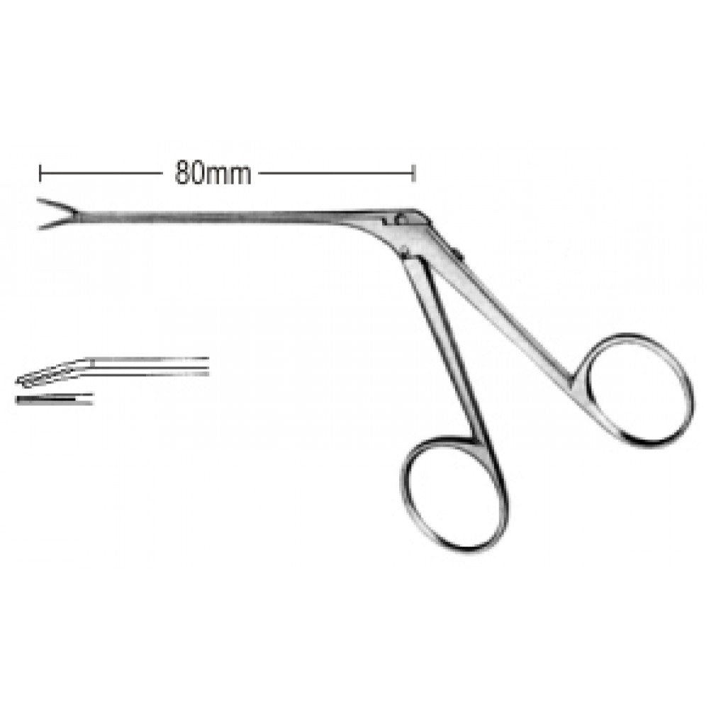 McGee Wire Closure Forceps 0.8x6.0mm 8cm – Surgix Instruments Otology Instrument, SKU 44.0140.02