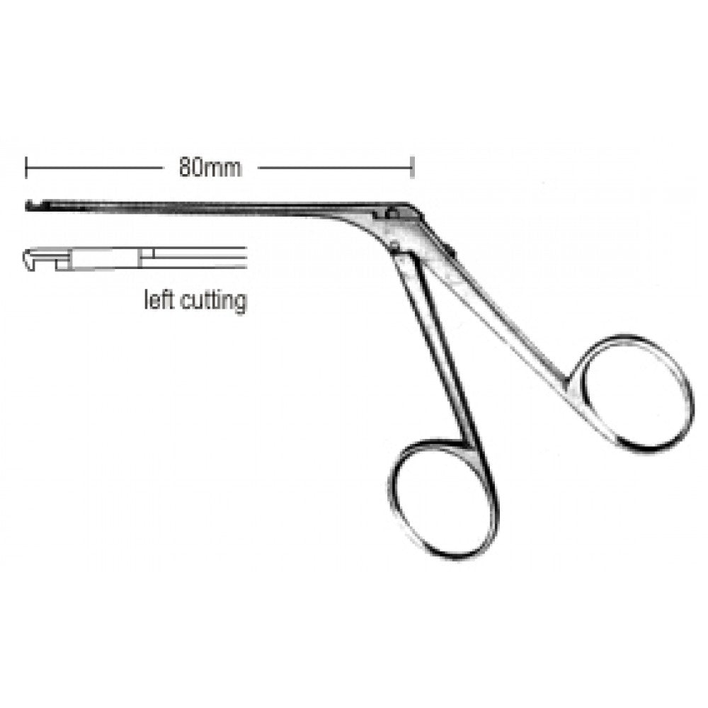 Dieter Malleus Nipper left cutting 8cm – Surgix Instruments Otology Instrument, SKU 44.0164.01