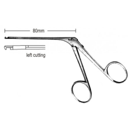 Dieter Malleus Nipper left cutting 8cm – Surgix Instruments Otology Instrument, SKU 44.0164.01