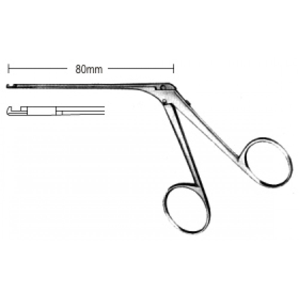 Dieter Malleus Nipper upward cutting 8cm – Surgix Instruments Otology Instrument, SKU 44.0166.02