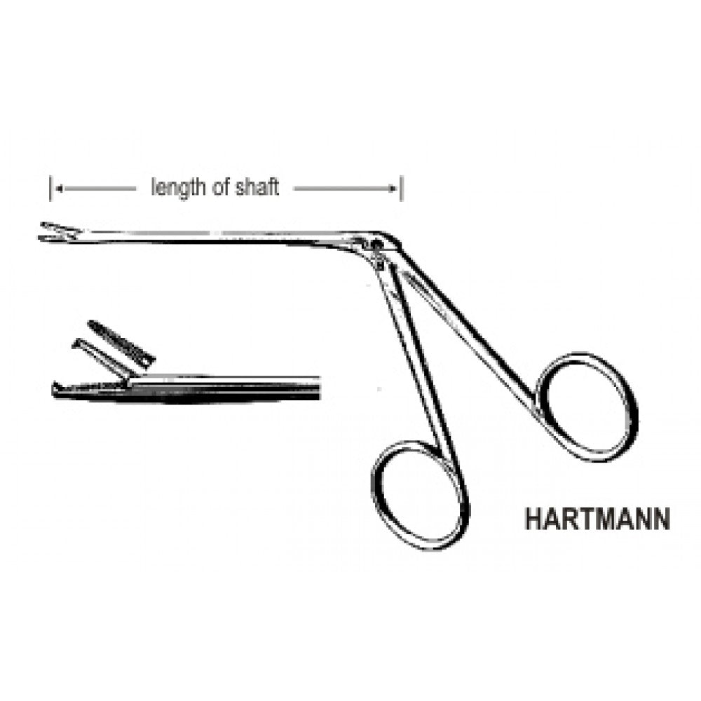 Hartmann Ear Forceps 1x2T 8.5cm – Surgix Instruments Otology Instrument, SKU 44.0172.08