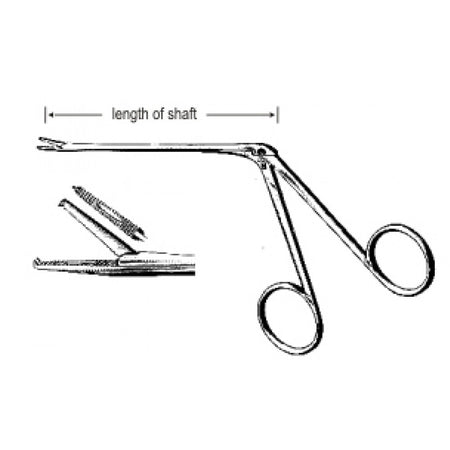 Hartmann Noyes Ear Polypus Forceps 1x2T 9cm – Surgix Instruments Otology Instrument, SKU 44.0176.09