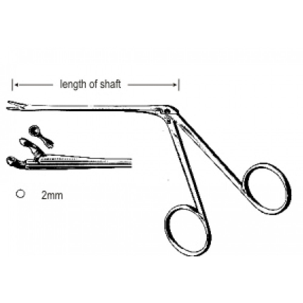 Hartmann Ear Forceps Cup Jaws 2mm 8.5cm – Surgix Instruments Otology Instrument, SKU 44.0182.20
