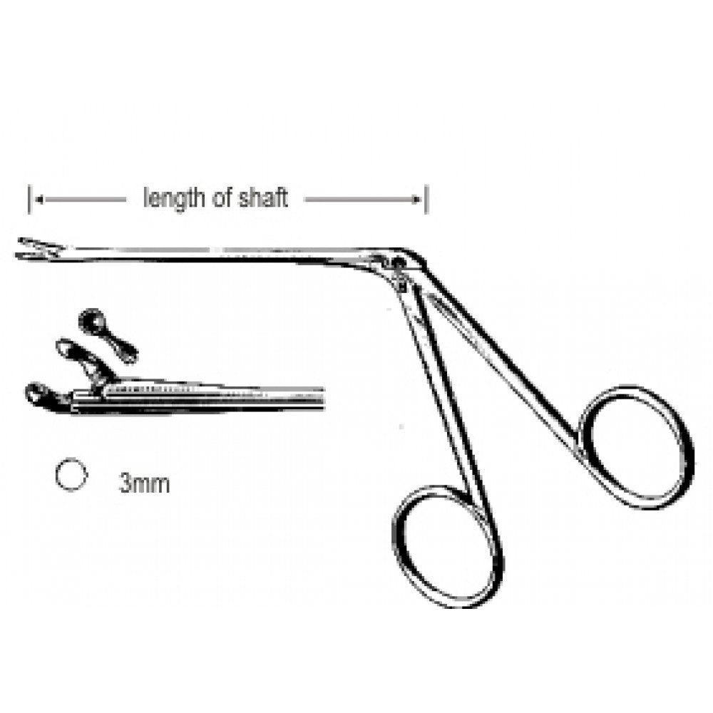 Hartmann Ear Forceps Cup Jaws 3mm 8.5cm – Surgix Instruments Otology Instrument, SKU 44.0182.30