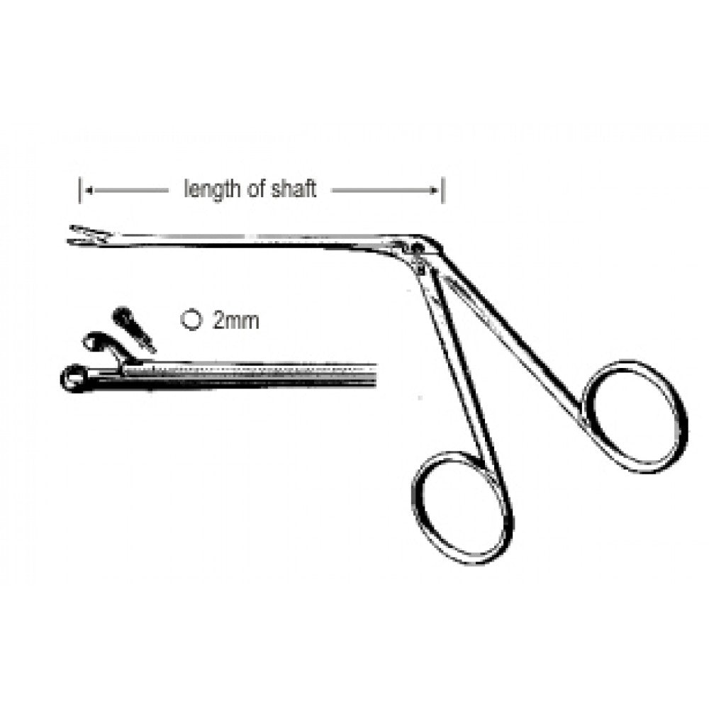 Hartmann Hoffmann Ear Biopsy Forceps 2mm, 8.5cm – Surgix Instruments Otology Instrument, SKU 44.0196.08