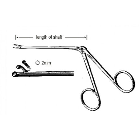 Hartmann Hoffmann Ear Biopsy Forceps 2mm, 8.5cm – Surgix Instruments Otology Instrument, SKU 44.0196.08
